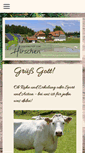 Mobile Screenshot of gasthaus-hirschen.de